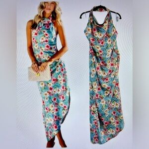 AcoaTropical Floral Dress